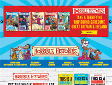 Tablet Screenshot of horrible-histories.co.uk